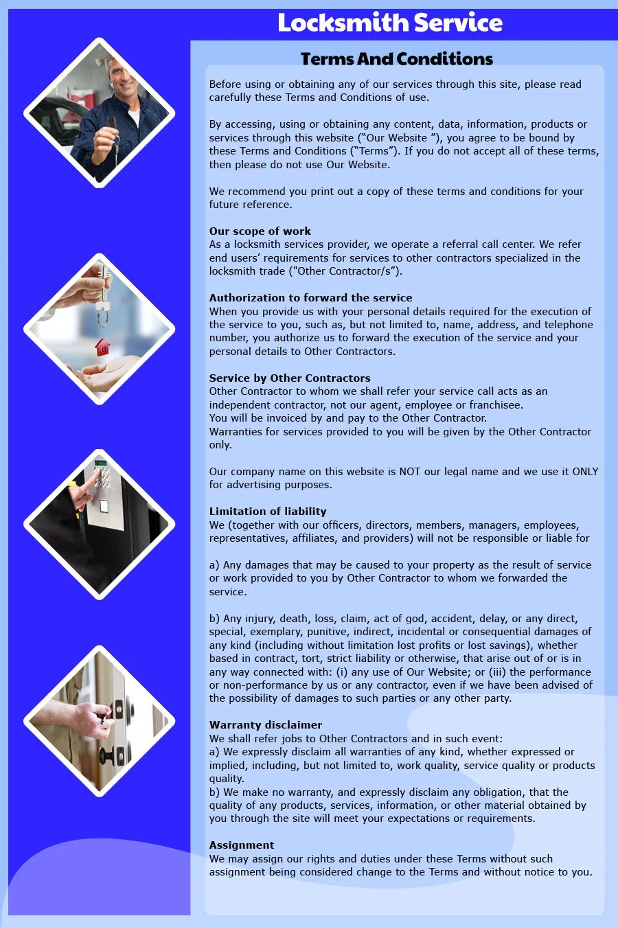 Express Locksmith Store Trenton, NJ 609-363-9246 - TermsAndCondition-15